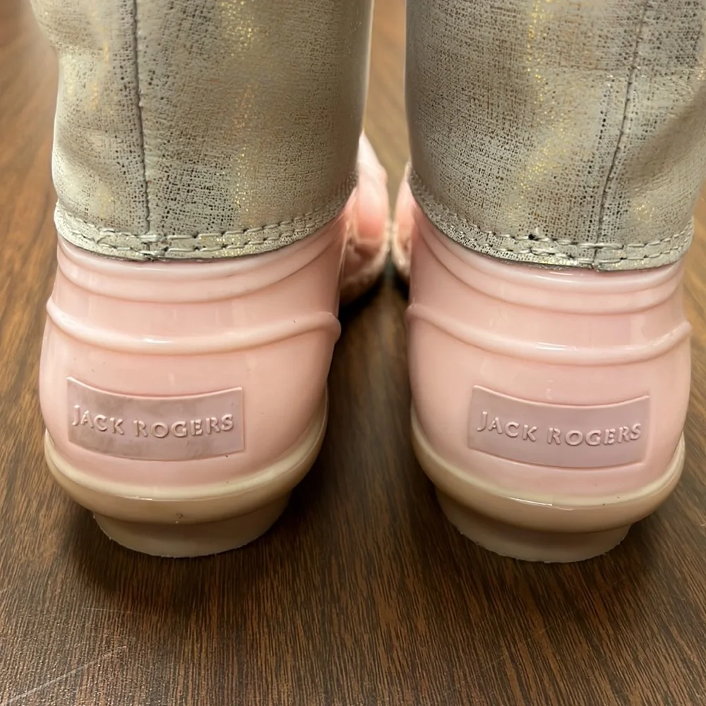 Pink Jack Rogers‎ boots, size 7